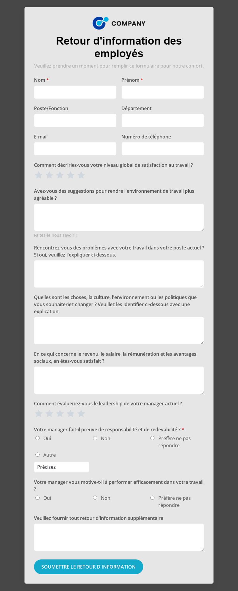 Retour d'emploi